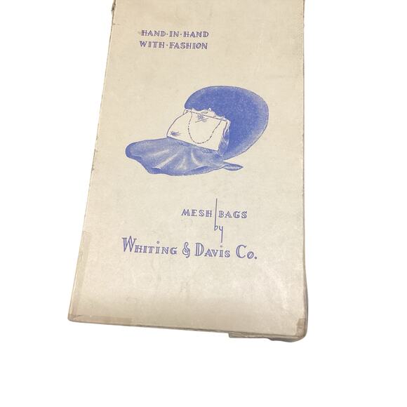 Gorgeous VTG Whiting & Davis Silver Mesh Bags Set - Purse And Coin Purse - Picture 10 of 10